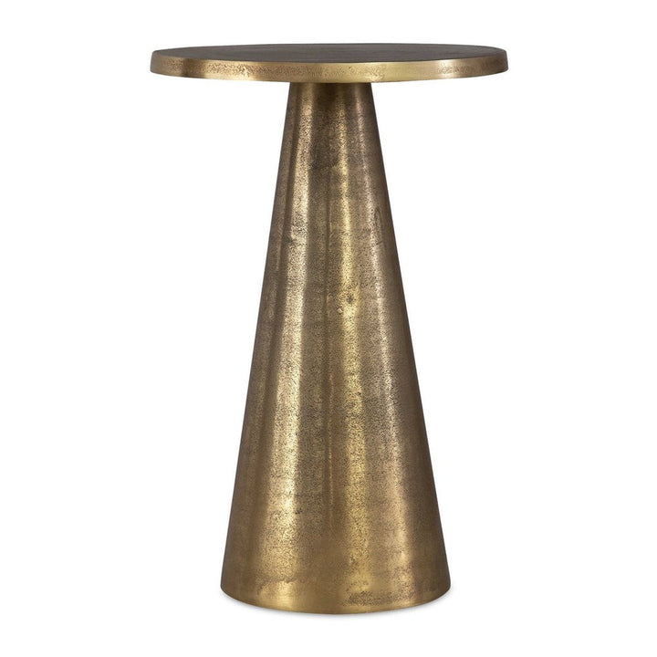 Atlas Brass Accent Table