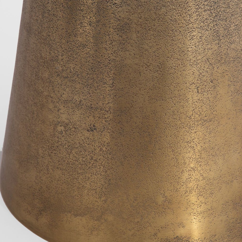 Atlas Brass Accent Table