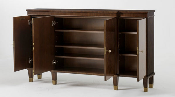 Walnut Breakfront Cabinet