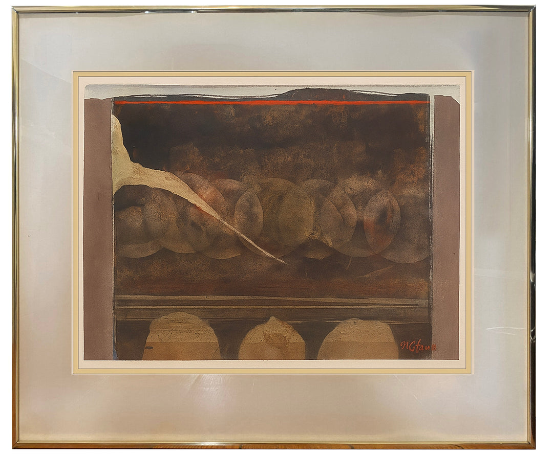 Abstract Watercolor Painting by R. LeFevre