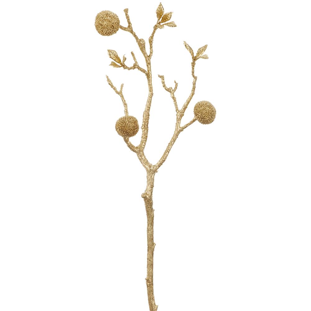 Gold Globe Thistle Spray