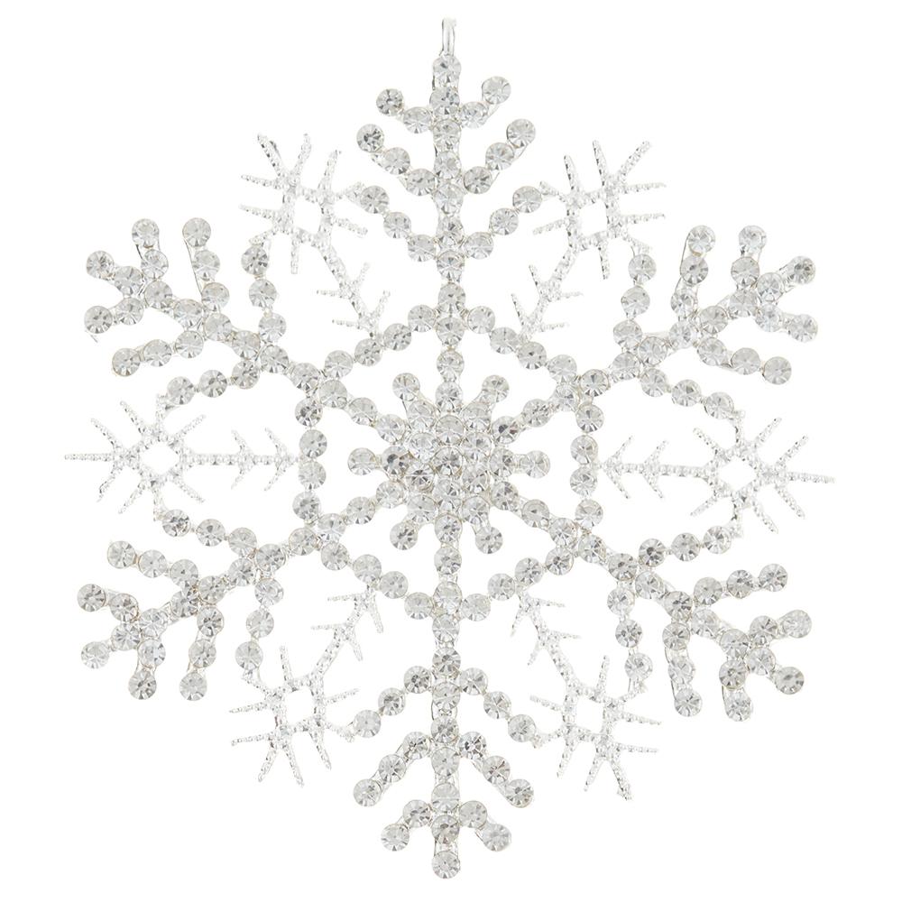 Rhinestone Snowflake Ornament