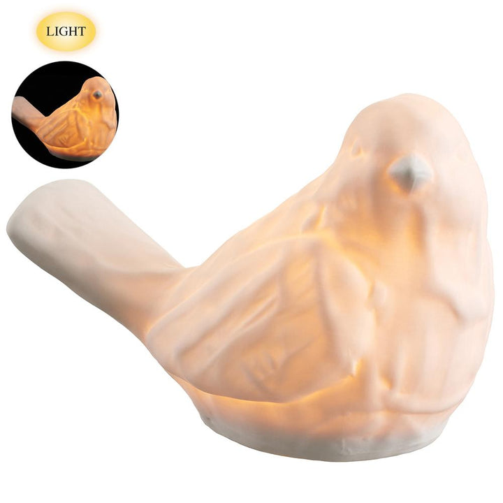 Porcelain Light-Up Bird