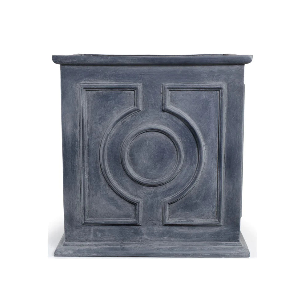 Decorative Fiberglass Cube Planter