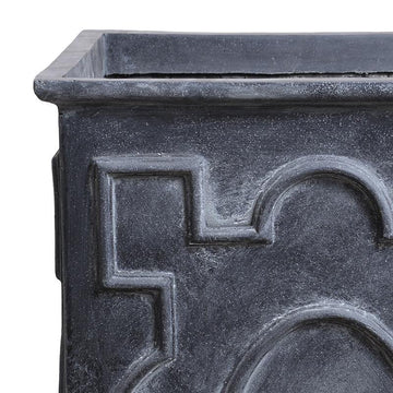 Decorative Fiberglass Column Planter