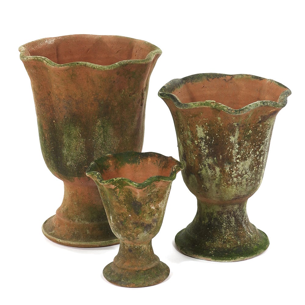 Aged Acanthus Urn