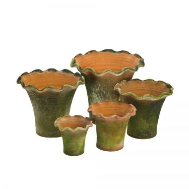 Aged Scallop Planter