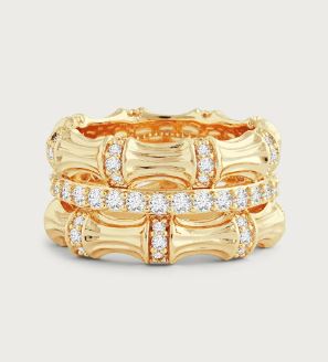 Bamboo Stack Ring