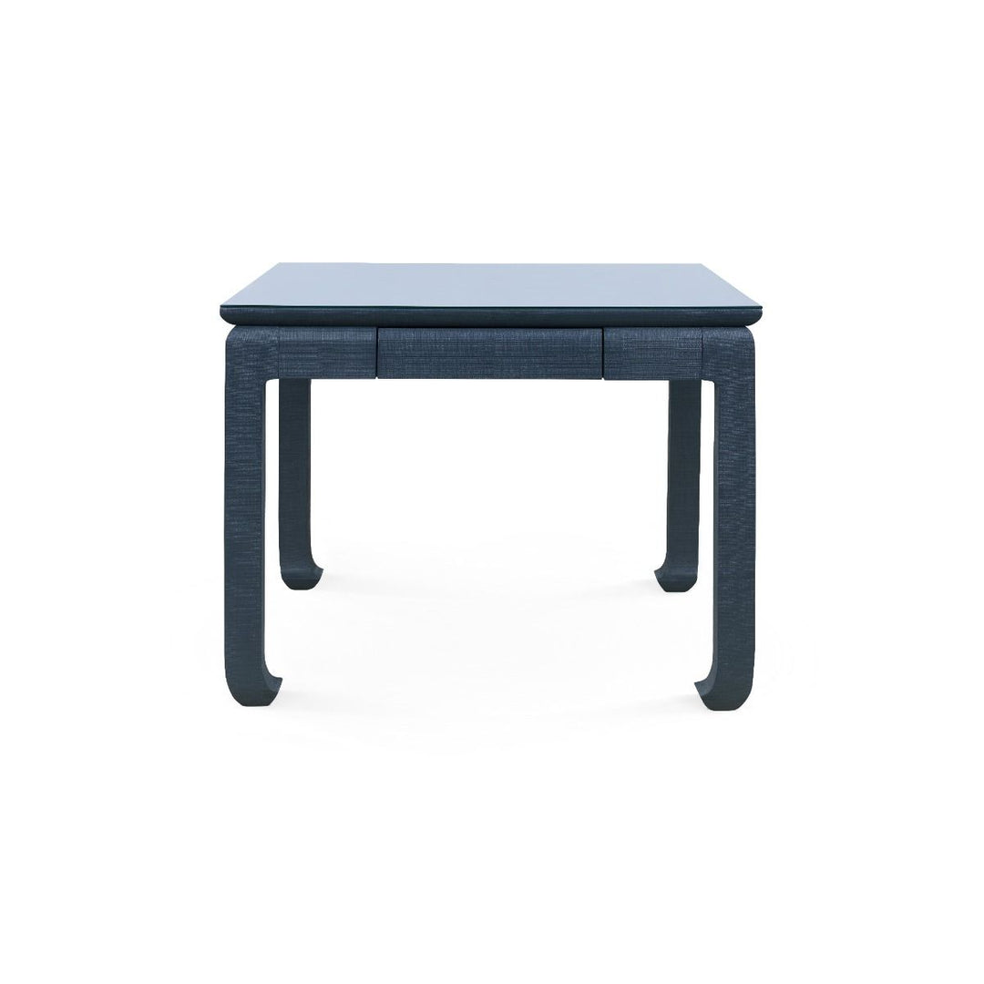 Blue Grasscloth Game Table