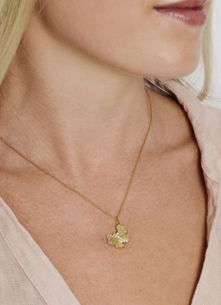 Butterfly Gold Necklace