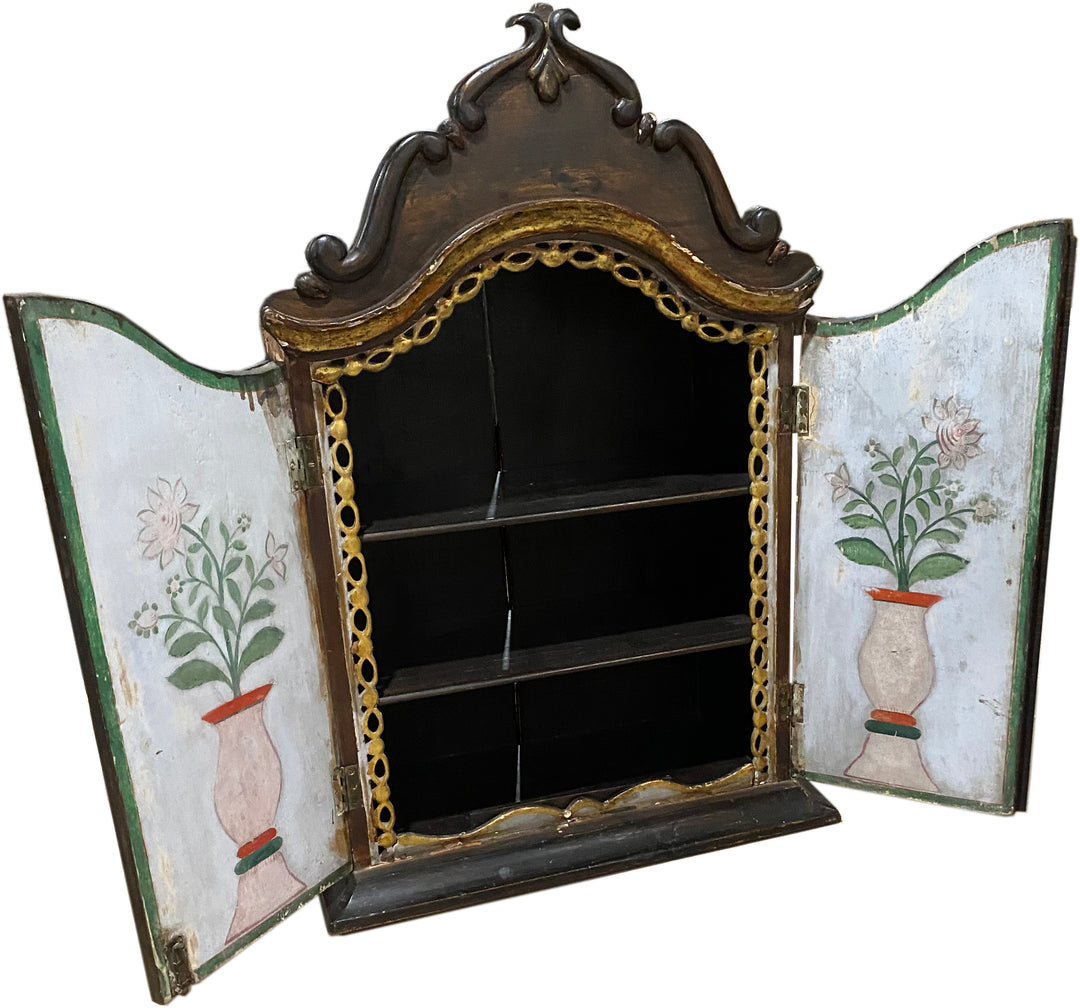 Vintage Spice Cabinet, Folk Art