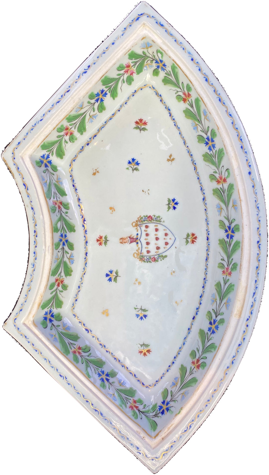 Faience Covered Dish