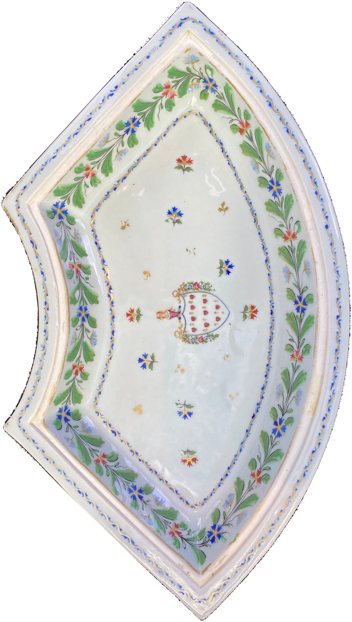 Faience Covered Dish
