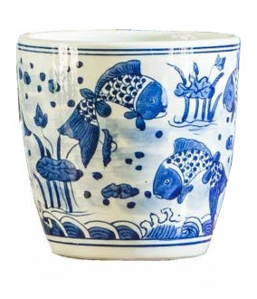 B&W Cylinder Planter