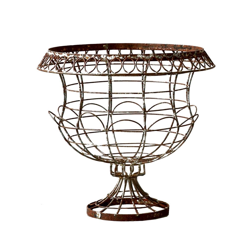 Hand Woven Metal Urn