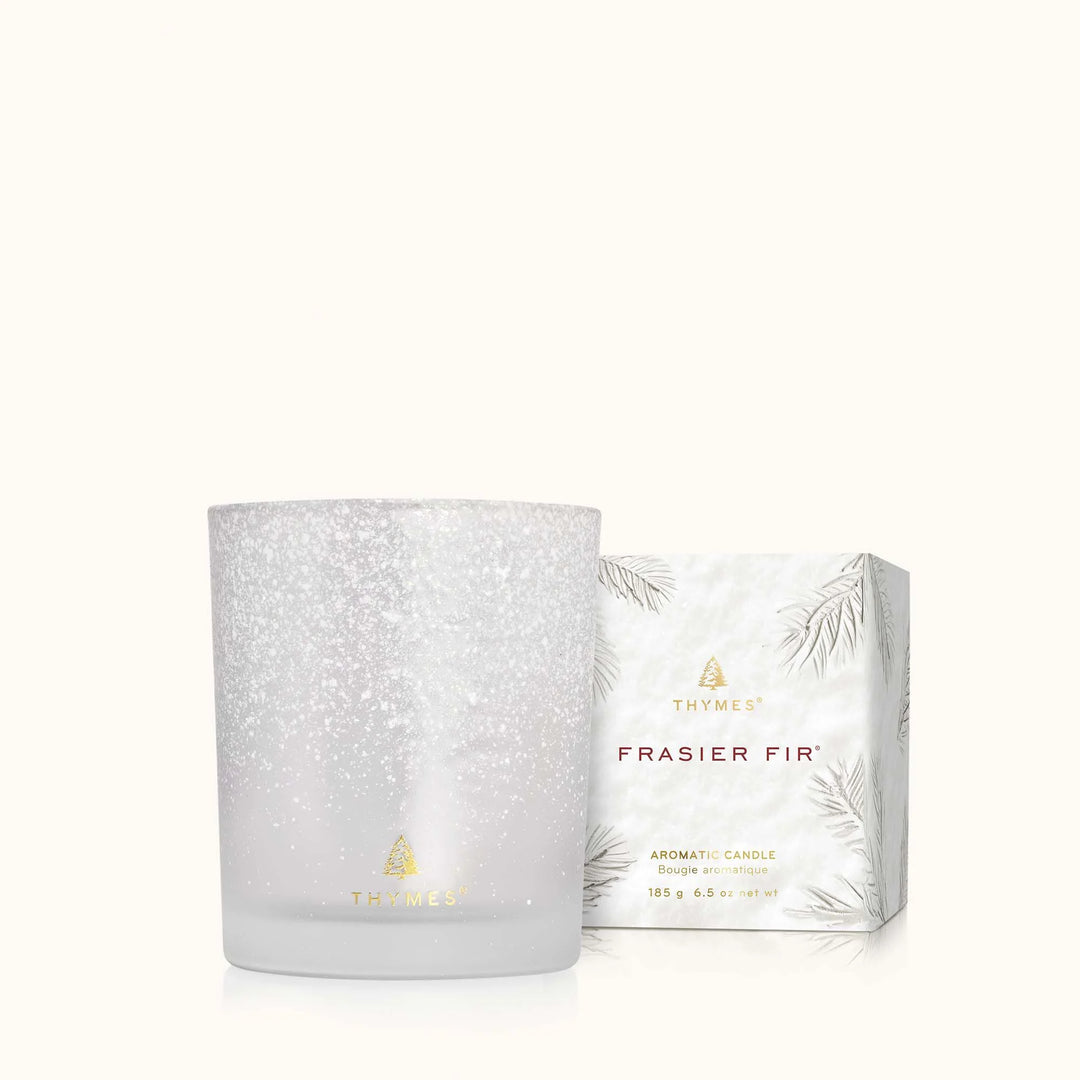 Frasier Fir Flocked Votive Candle 2 oz