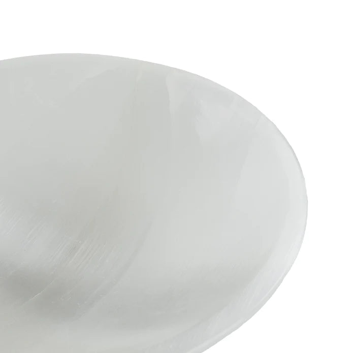 Selenite Round Bowl