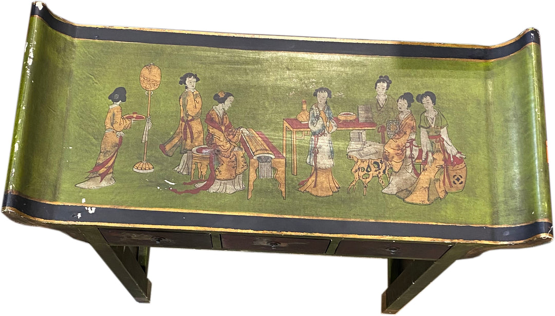 Vintage Hand-Painted Alter Table