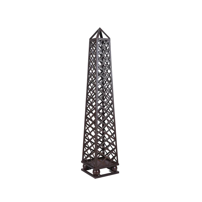 Metal Topiary Obelisk