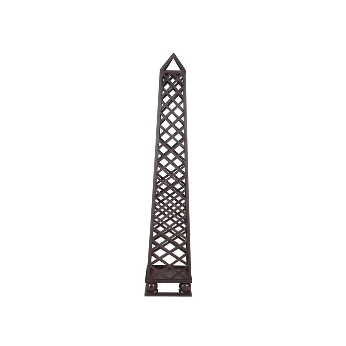 Metal Topiary Obelisk
