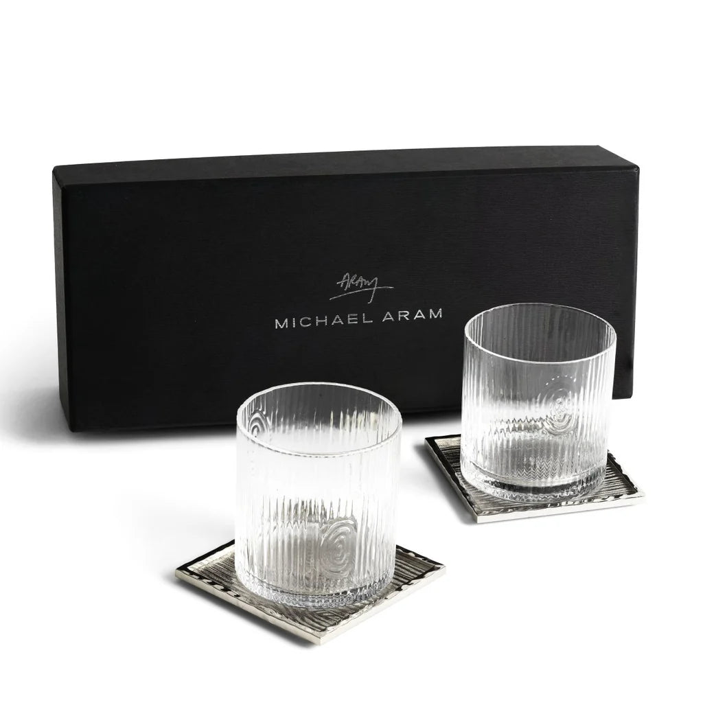 Ivy & Oak Glass and Coaster Gift Set