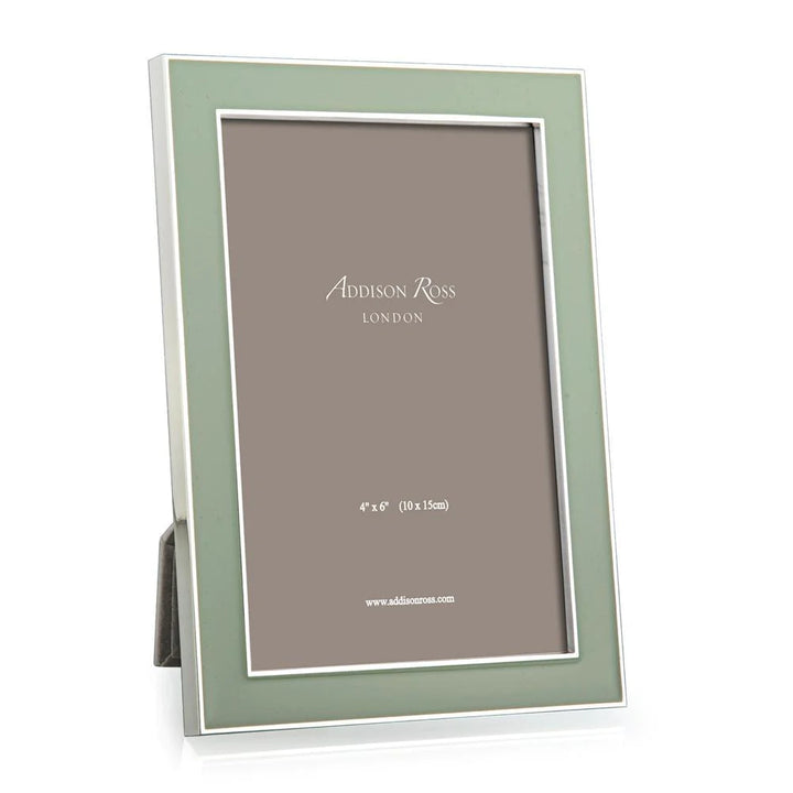 Enamel & Silver Frame