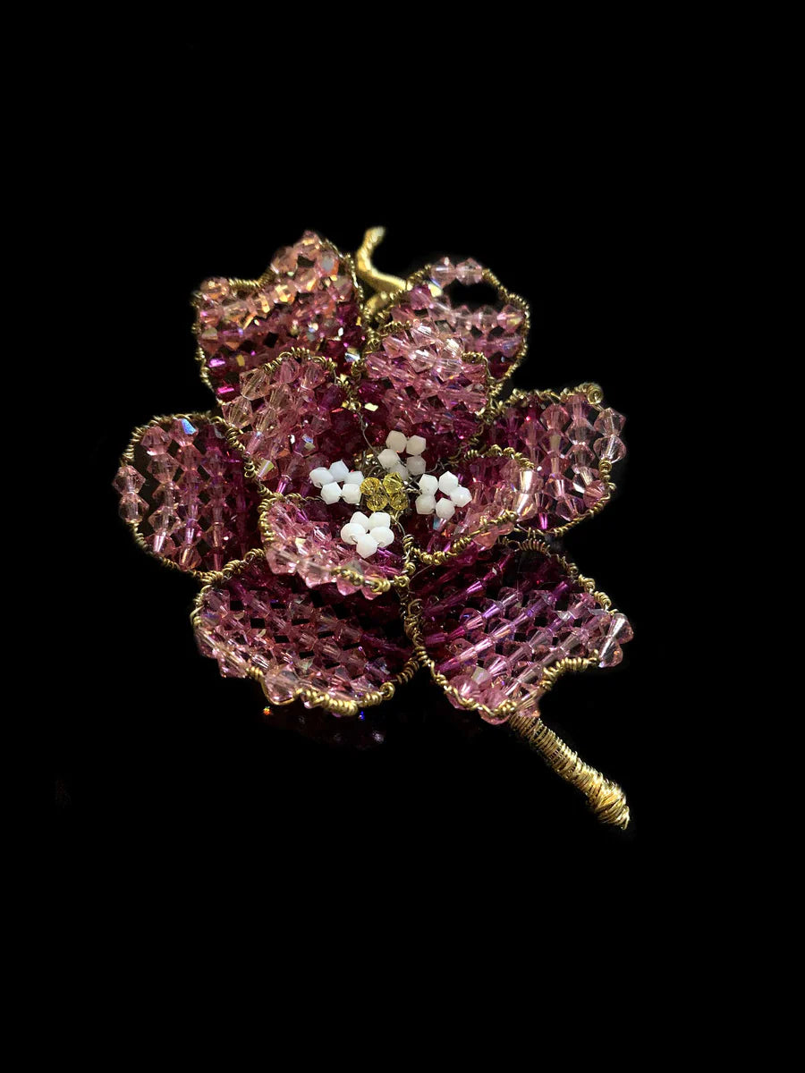 Classic Peony Brooch