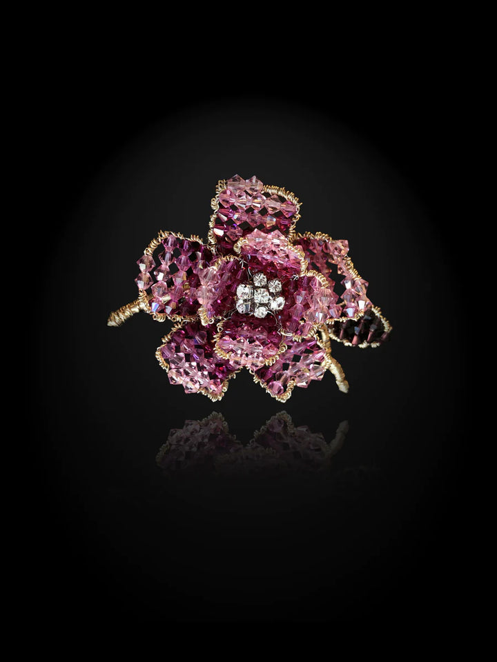 Classic Peony Brooch