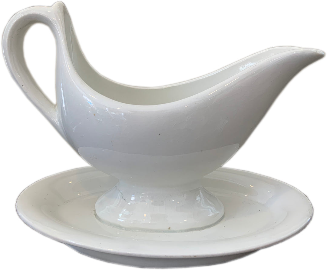 White Porcelain Sauce Boat