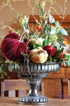 Silk Velvet Pumpkins