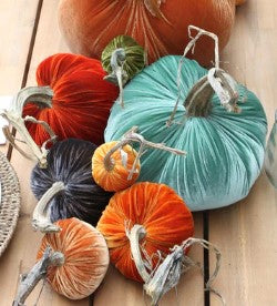 Silk Velvet Pumpkins