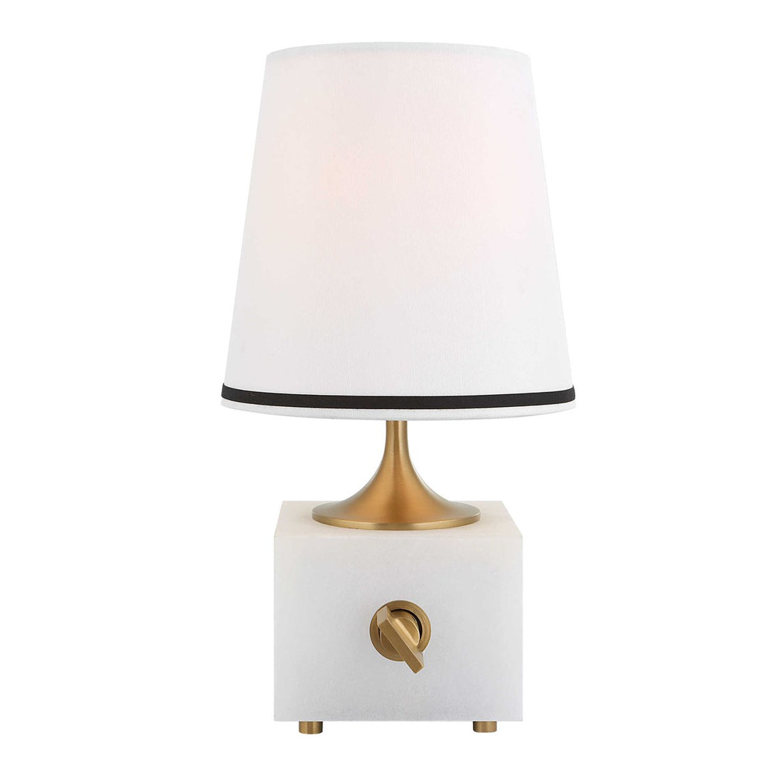 Blockhead Mini Satin Brass Lamp