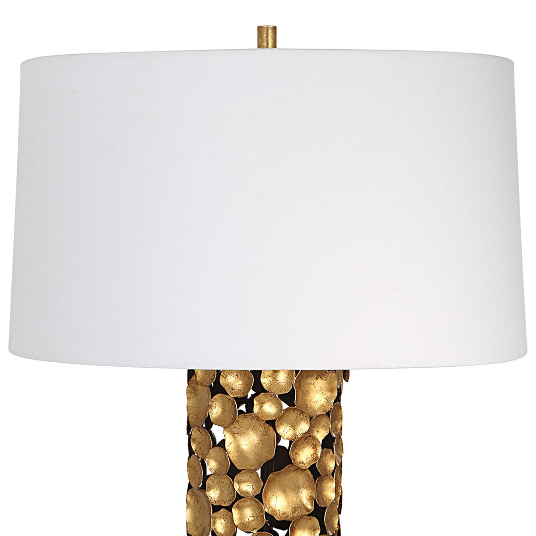 Gilded Lotus Lamp