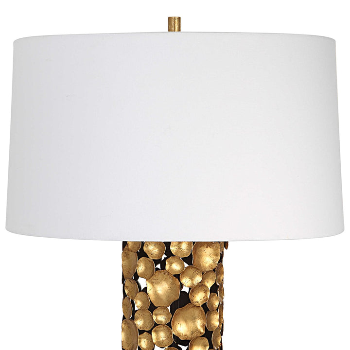Gilded Lotus Lamp