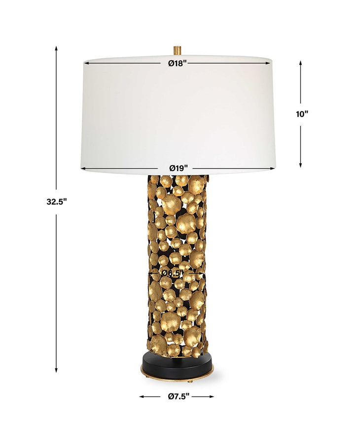 Gilded Lotus Lamp