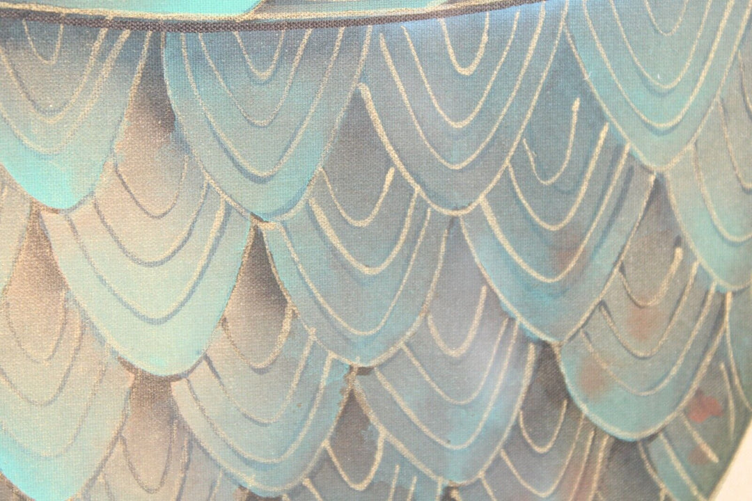 Pair of Watercolors on Silk