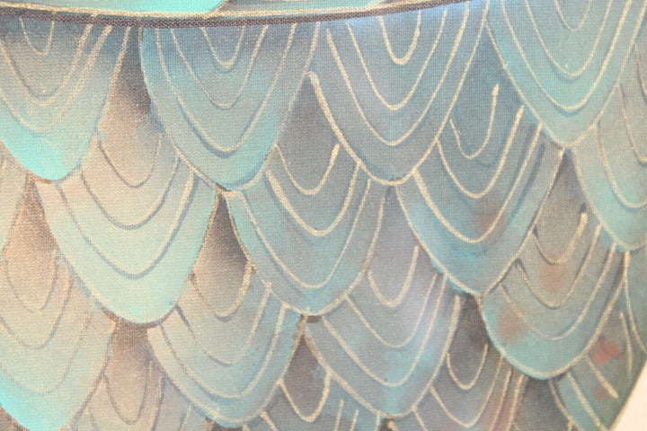 Pair of Watercolors on Silk