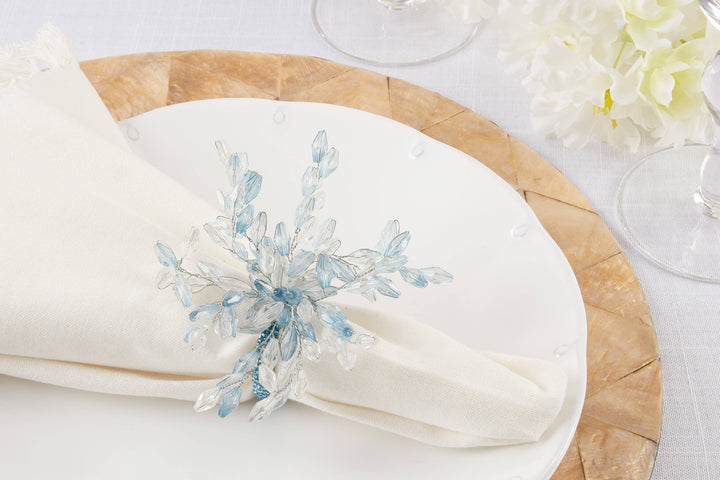 Beaded Napkin Ring - Set of 4
