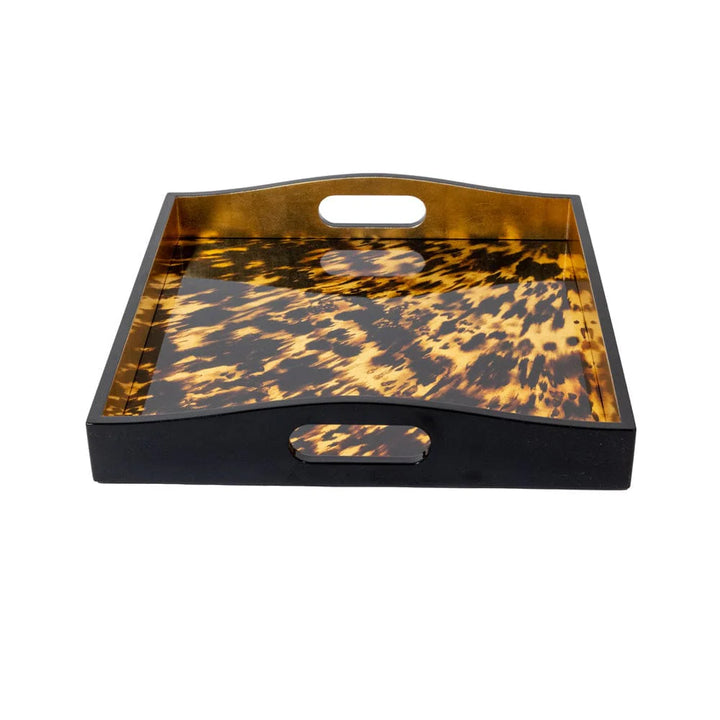 Tortoiseshell Lacquer Square Tray