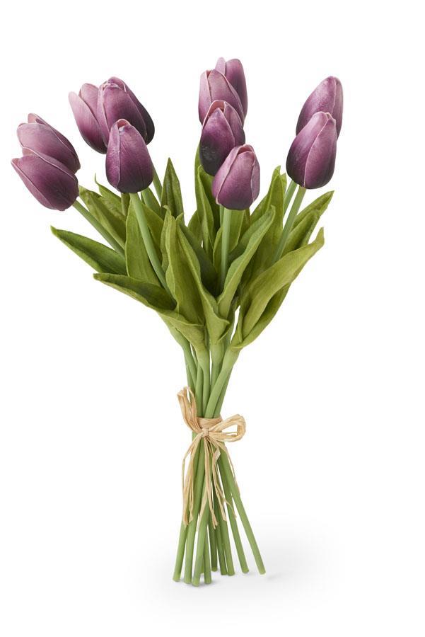 Real Touch Mini Tulip Bundle – 12 Stems