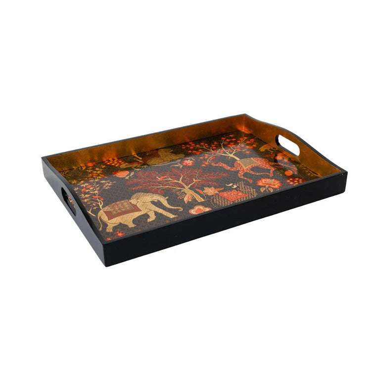 Le Jardin de Mysore Lacquer Tray