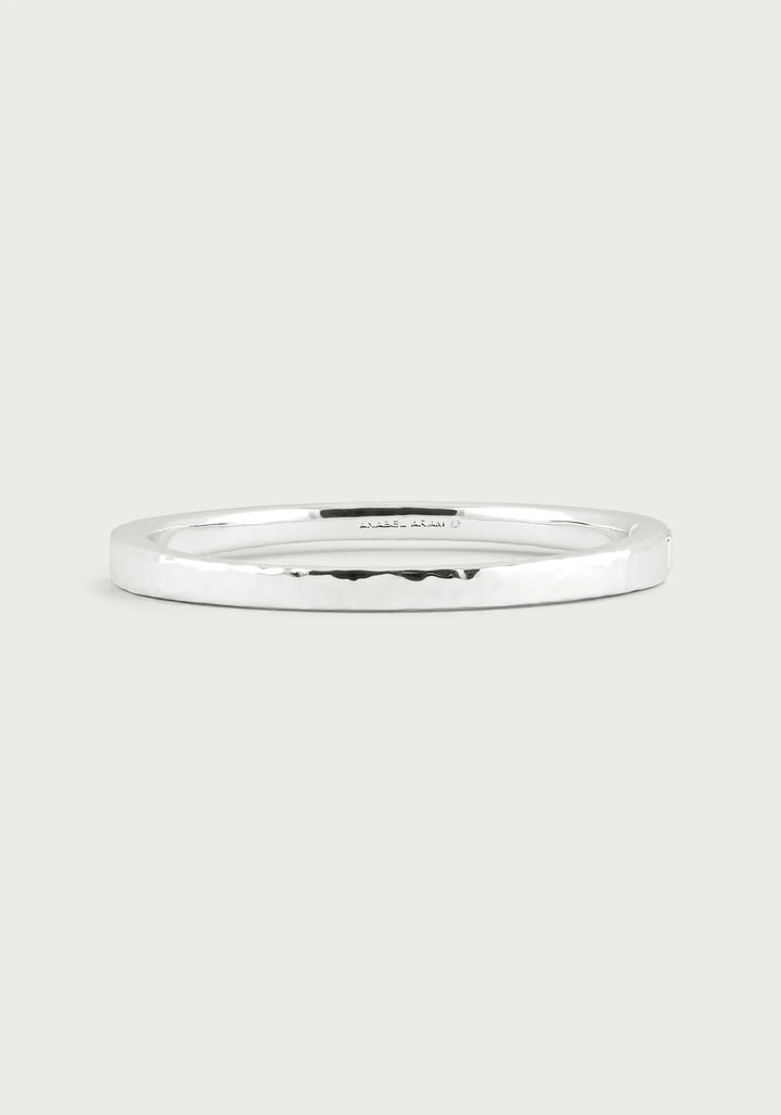 Farrier Hinged Bangle - Silver