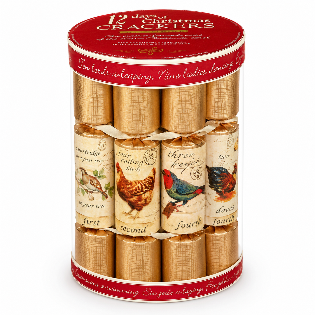 12 Days of Christmas Party Crackers