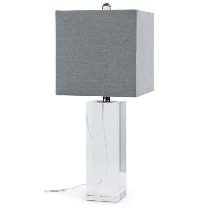 Crystal Column Table Lamp