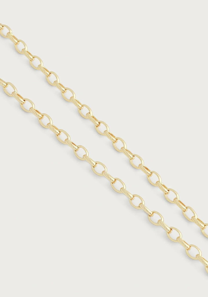 Pendant Chain Necklace-Gold