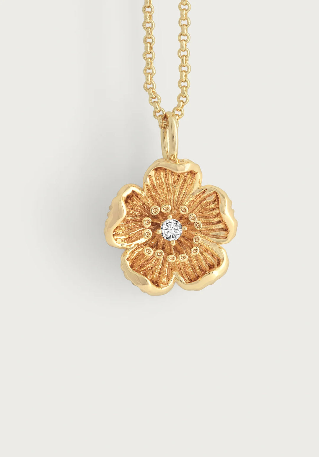 Wildflowers Gold Pendant Necklace