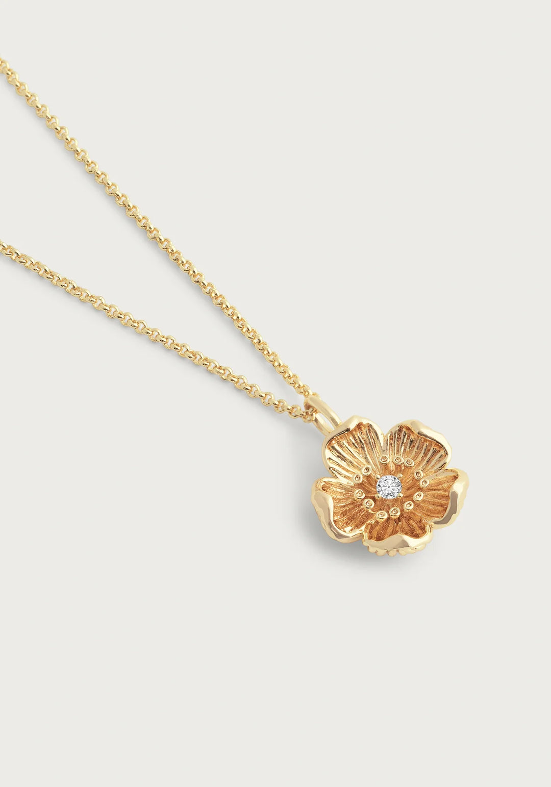 Wildflowers Gold Pendant Necklace