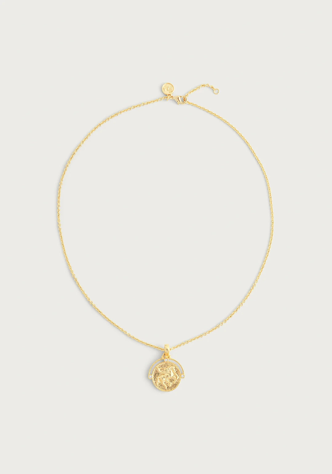 Pegasus Gold Coin Pendant Necklace