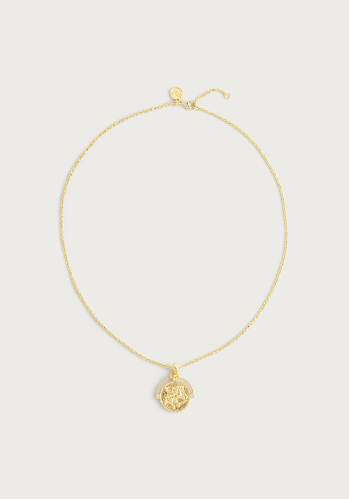 Pegasus Gold Coin Pendant Necklace