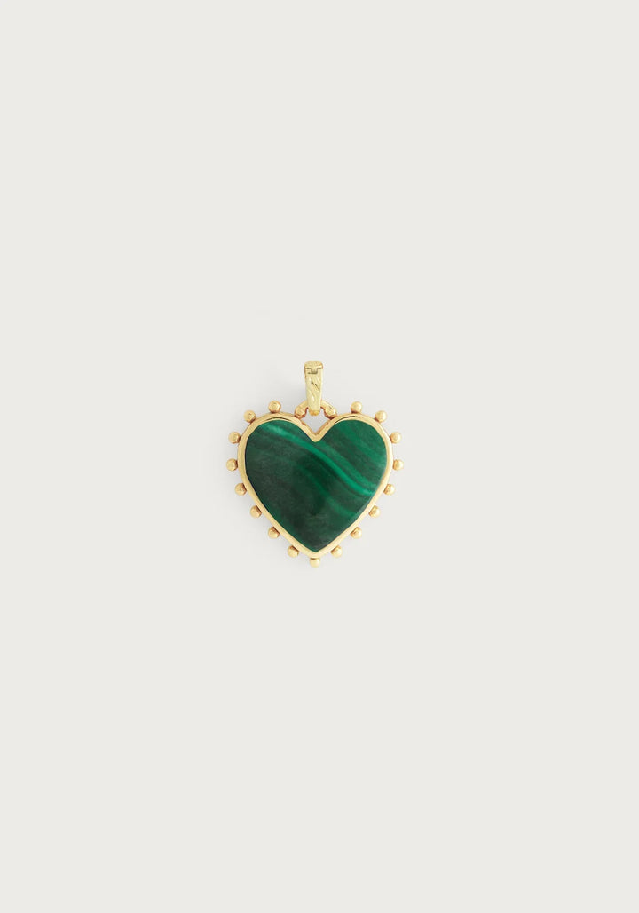 Heart with Stone Charm
